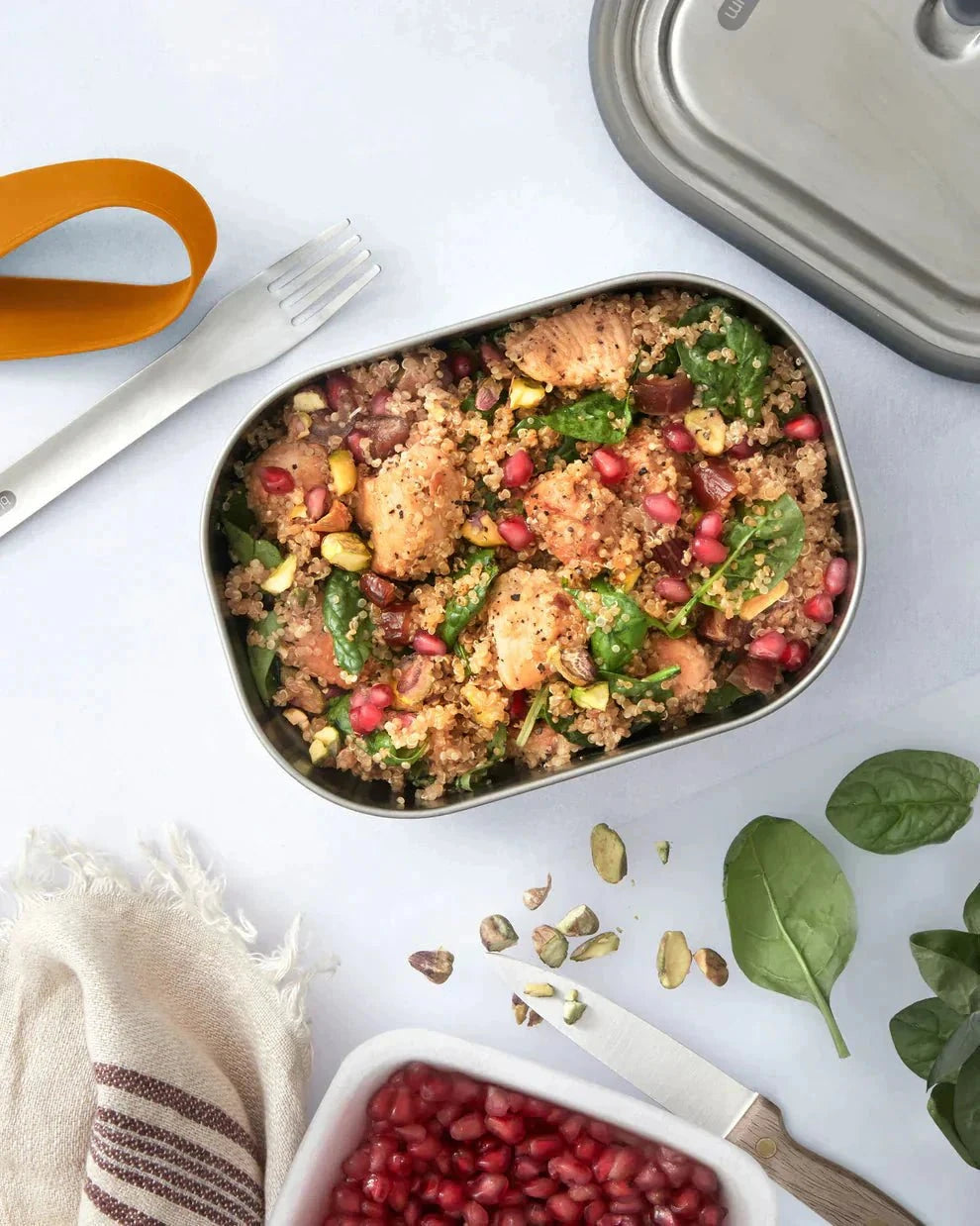 Black & Blum Matboks Rustfritt Stål 1L - Oliven - Suztain.no