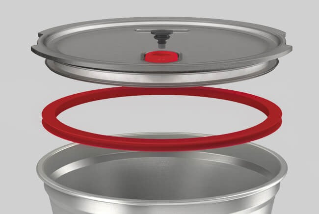 Black+Blum Matboks Rund 1 stk - 950 ml black+blum