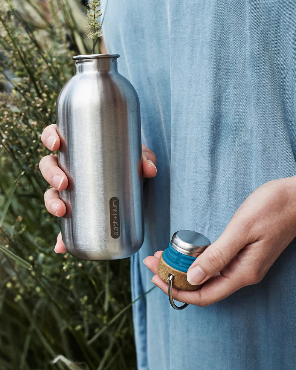 Black & Blum Drikkedunk Rustfrit Stål 600 ml - Ocean - Suztain.no