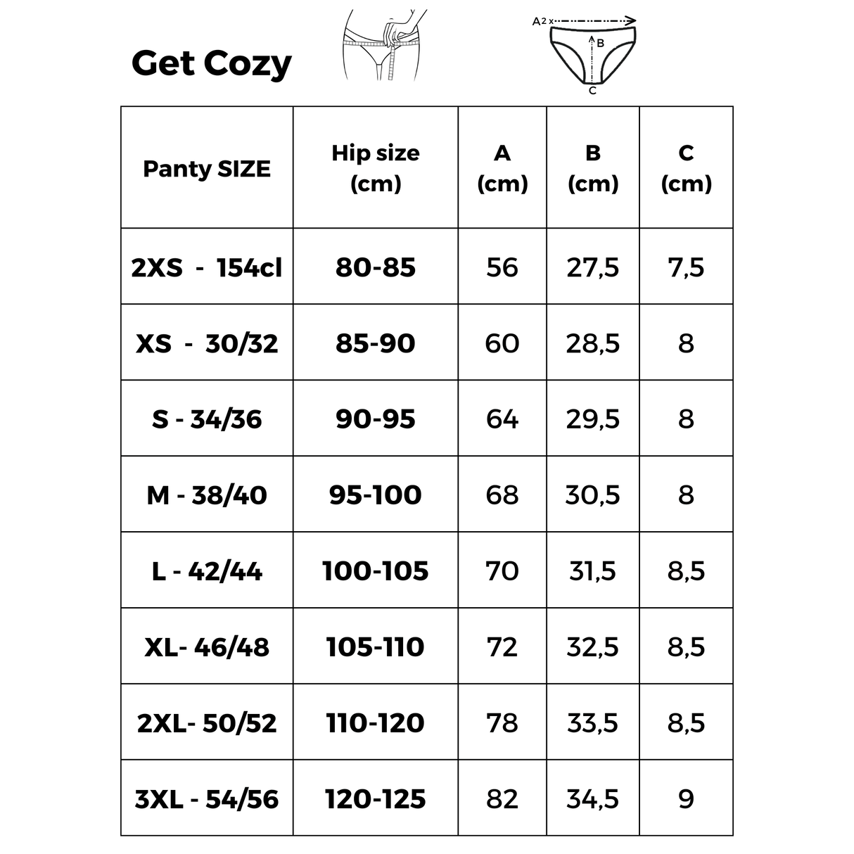 Comfydence Get Cozy Menstruasjonstruse – Heavy Flow - Suztain.no