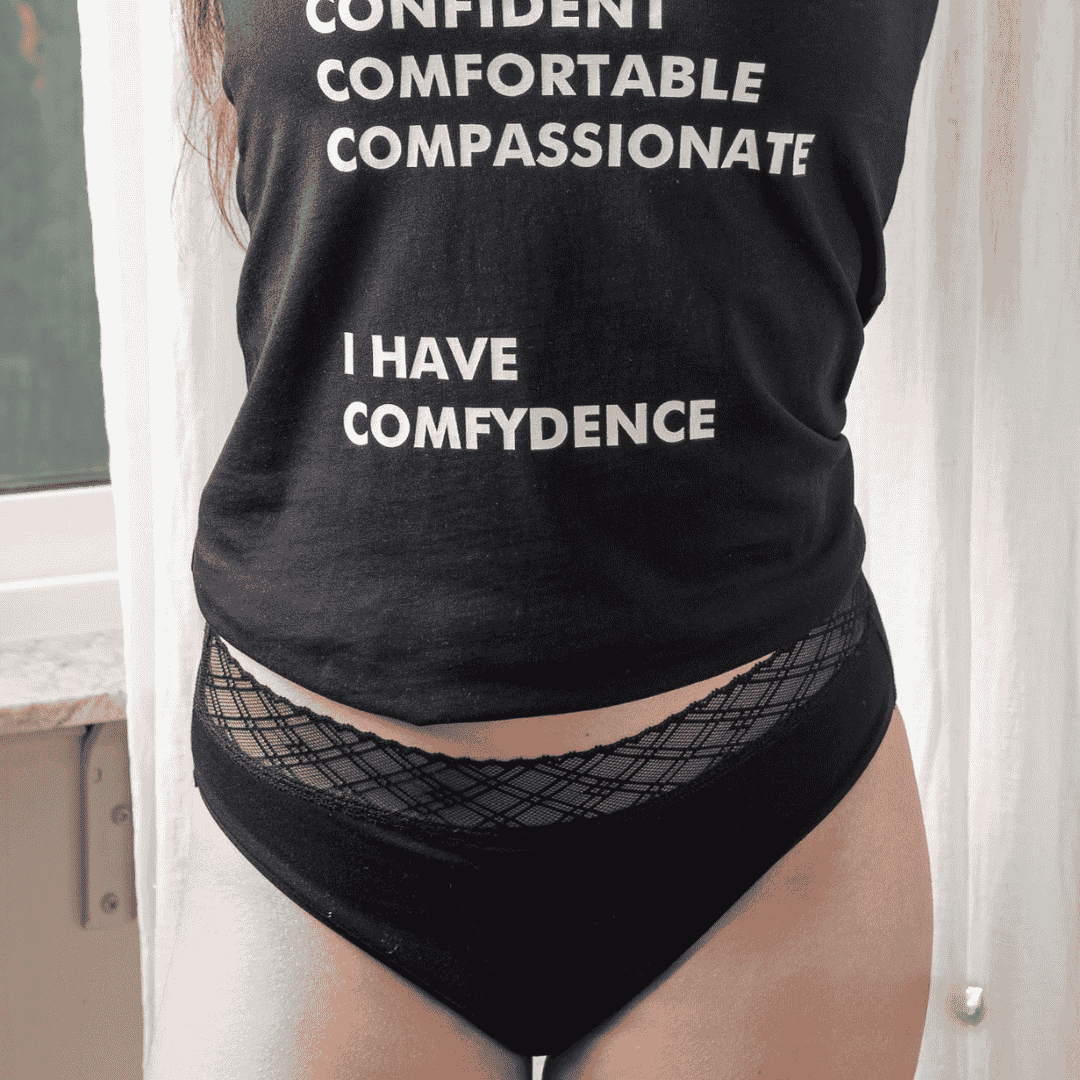 Comfydence Stay Lazy Menstruasjonstruse - Super Flow - Suztain.no