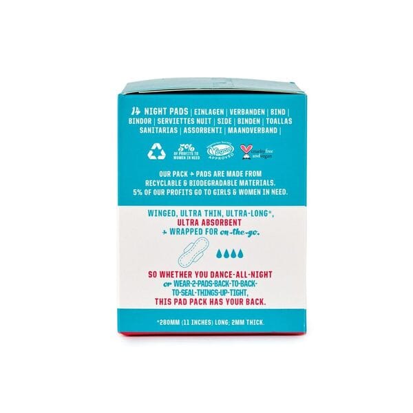 Here We Flo - Økologiske Natbind - Suztain.no