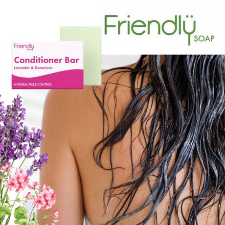 Friendly balsambar - Lavendel & Geranium - 95g - Suztain.no
