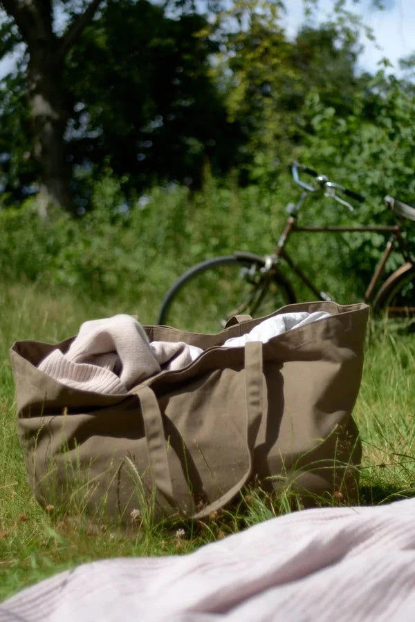 The Organic Company Stor Taske - Ler