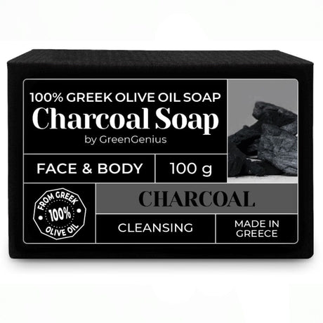 GreenGenius Olivensåpe - Kull - Suztain.no