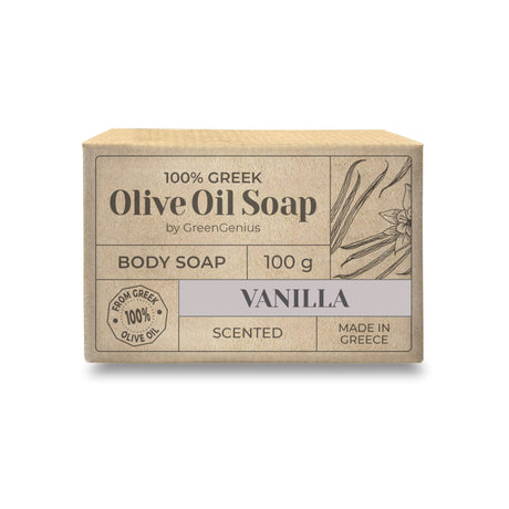 GreenGenius Olivensåpe - Vanilje - Suztain.no