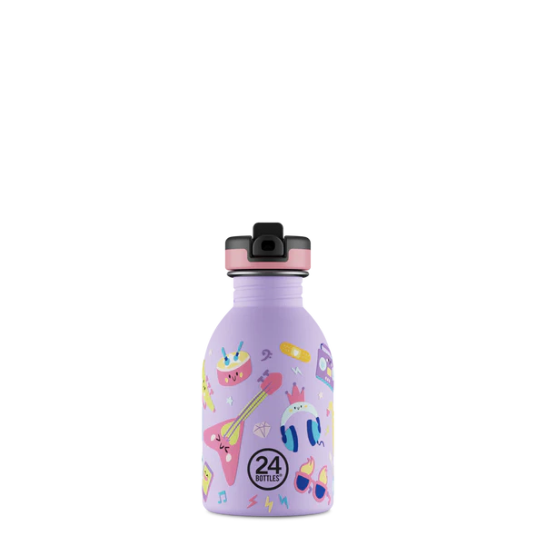 24Bottles Urban Drikkeflaske Barn 250 ml - Music Friends 24Bottles