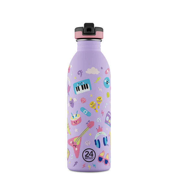 24Bottles Urban Drikkeflaske Barn 500 ml - Music Friends 24Bottles