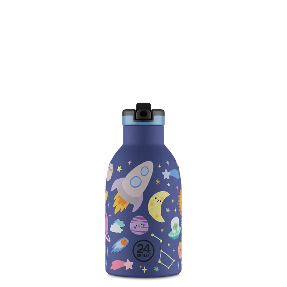 24Bottles Clima Drikkeflaske Barn 330 ml - Space Friends 24Bottles