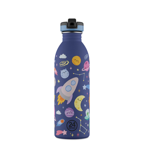 24Bottles Urban Drikkeflaske Barn 500 ml - Space Friends 24Bottles