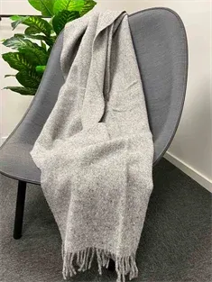 Arctic Ullpledd Melange 130x200 cm - Grey