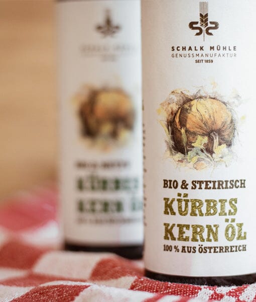 Schalk Mühle - Økologisk, ristet gresskarkjerneolje - 500 ML - Suztain.no