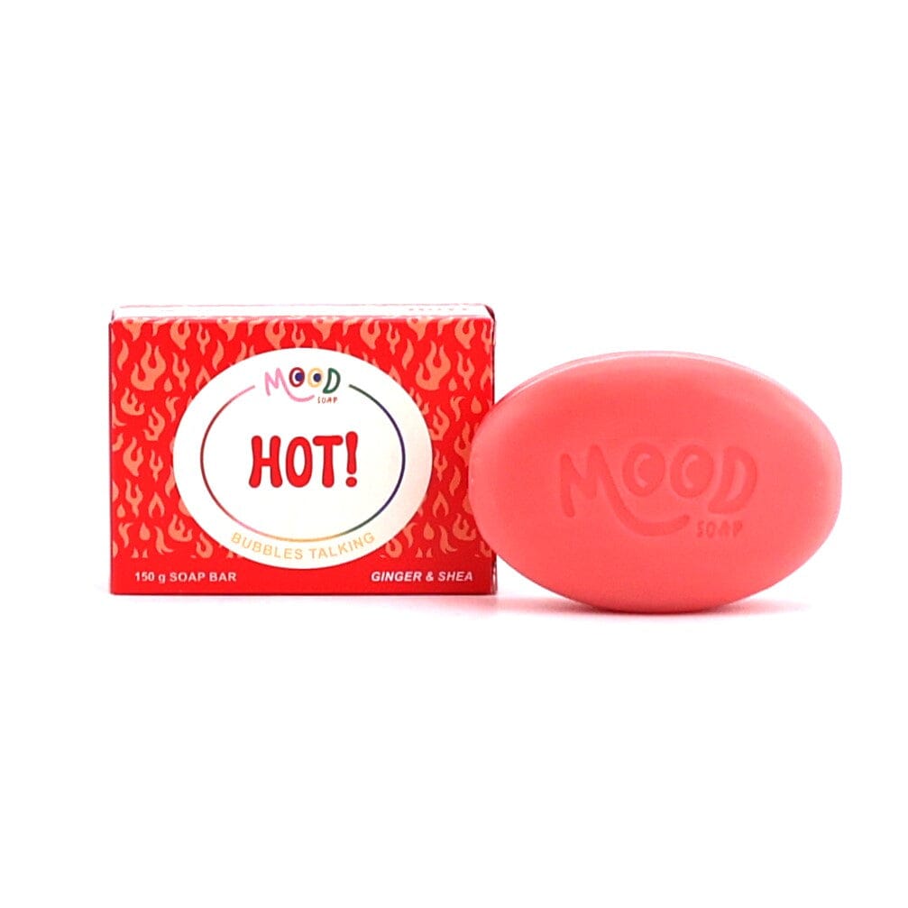 MoodSoap såpe - HOT! - Ingefær og Shea - 150g - Suztain.no