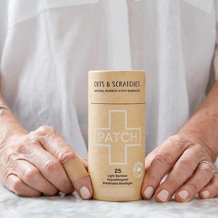 PATCH - Komposterbare bambusplaster - Nøytral - 25 stk - Suztain.no