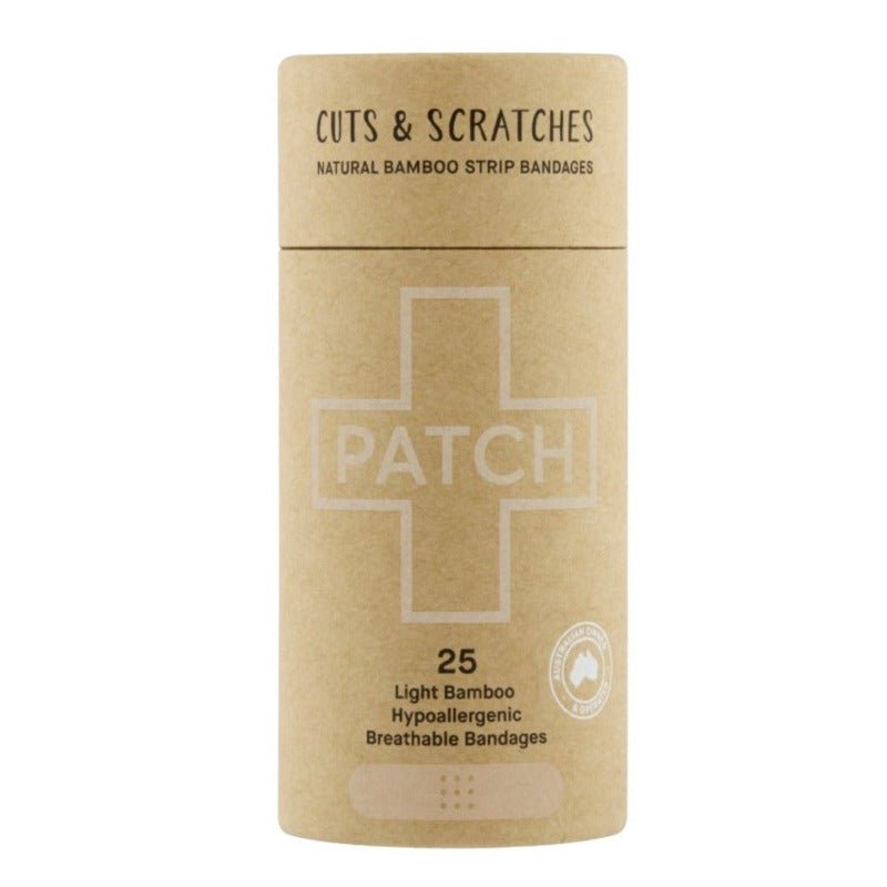 PATCH - Komposterbare bambusplaster - Nøytral - 25 stk - Suztain.no