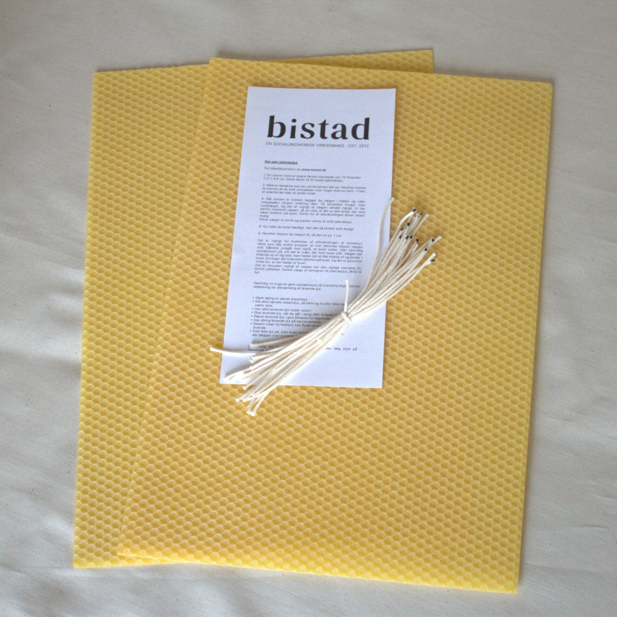 Bistad - Rull Selv Bivokslys – Bordlys - Suztain.no