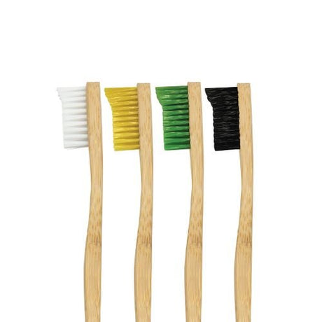 Suztain Tannbørste i Bambus Voksen Soft - 4 stk - Suztain.no