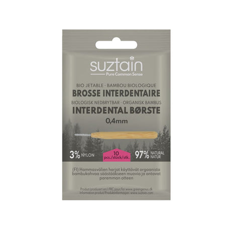 Suztain Mellomromsbørster 0,4 mm - 10 stk - Suztain.no