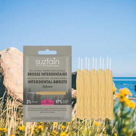 Suztain Mellomromsbørster 0,4 mm - 10 stk - Suztain.no
