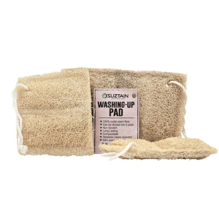 Suztain - Loofah Skuresvamp 3-pk - 1 stk - Suztain.no