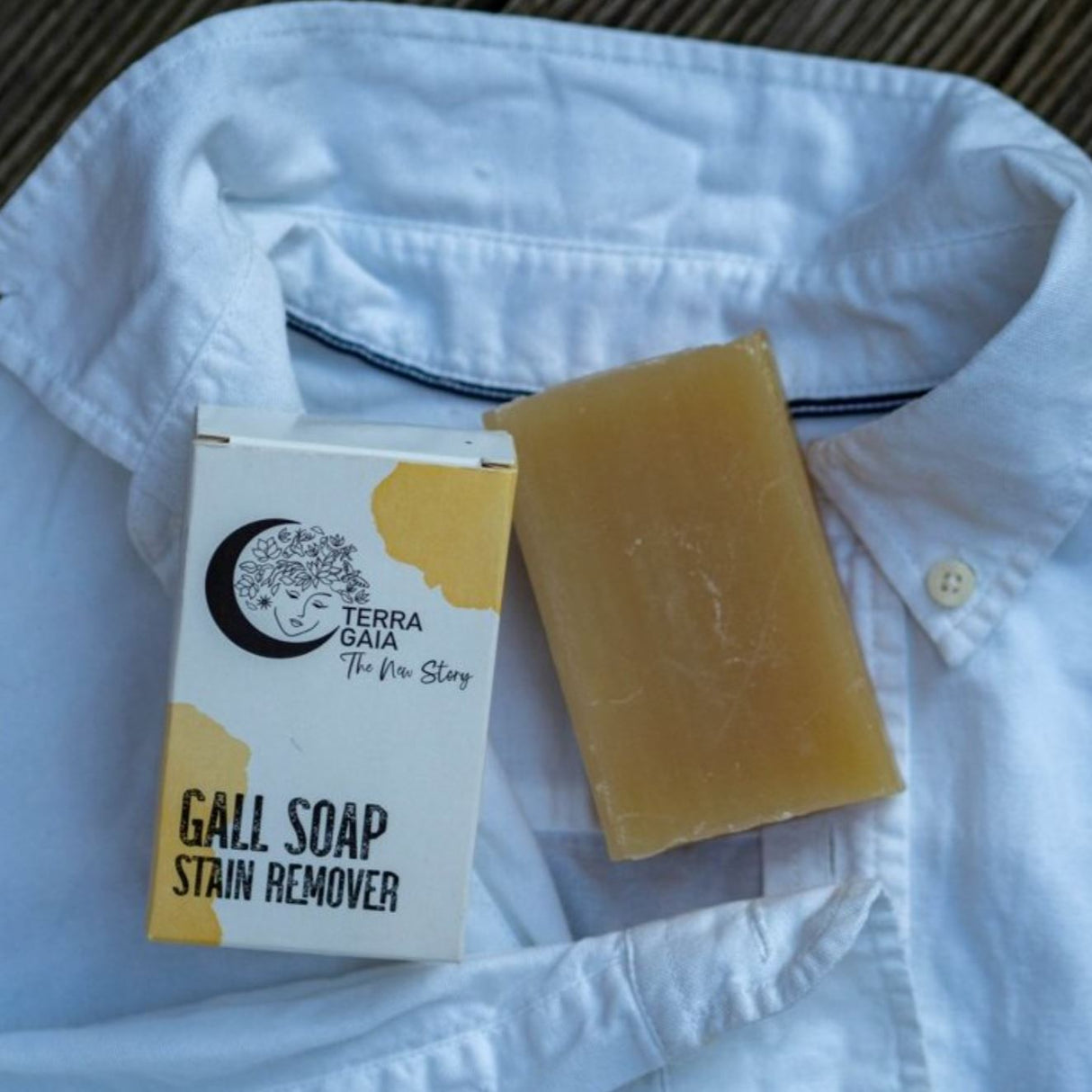 Terra Gaia Flekkfjerner - Gallsåpe med bioenzymer - 140 gram - Suztain.no
