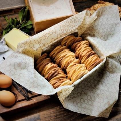 Wrappy Bivoks Matinnpakning - 1 ark- skjær selv- DIY - Suztain.no