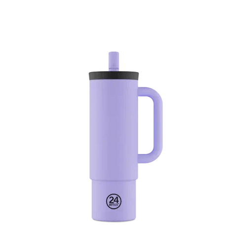 24Bottles Straw Cup – 800 ml isolert kopp med sugerør og håndtak