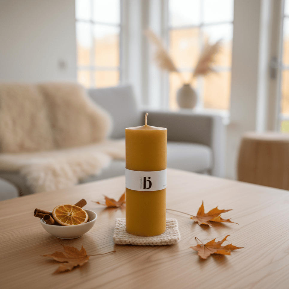 Kubbelys i bivoks og olivenvoks