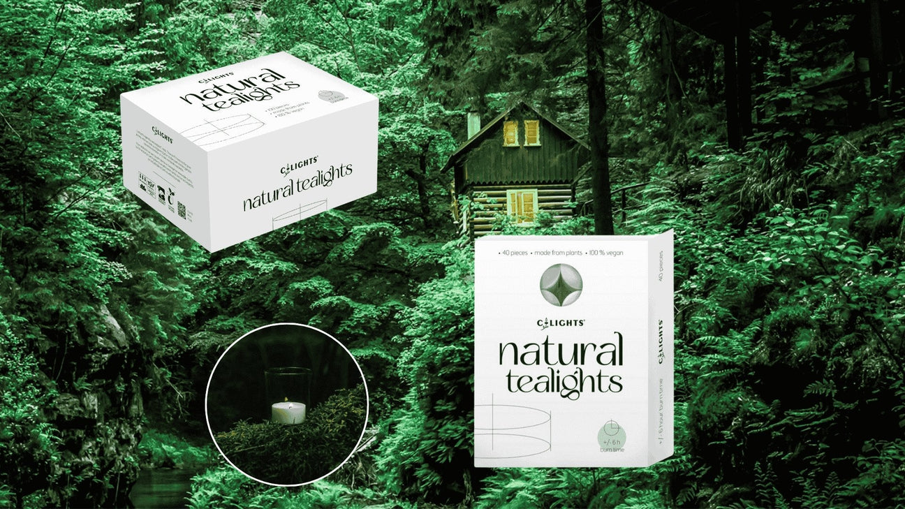 C-Lights | Naturlige soyalys med lang brenntid