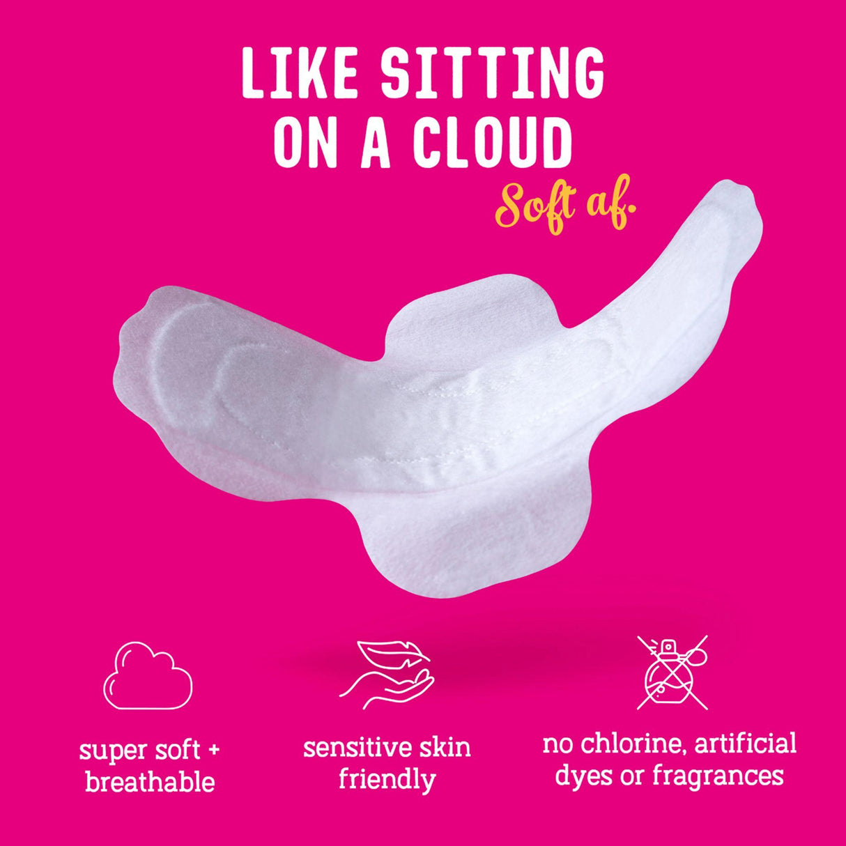 Here We Flo - medium flow - Økologiske Nattbind