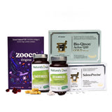 100-årspakken – Selen, Q10, D-vitamin og omega-3