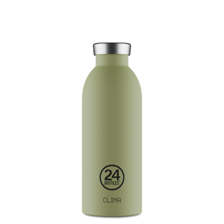 24Bottles Clima Drikkeflaske 500 ml - Sage forfra