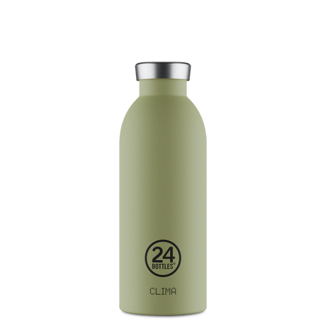 24Bottles Clima Drikkeflaske 500 ml - Sage forfra