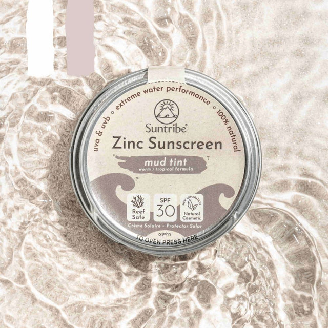 Suntribe Zinc Sunscreen - Mud Tint - Suztain.no  Suztain.no