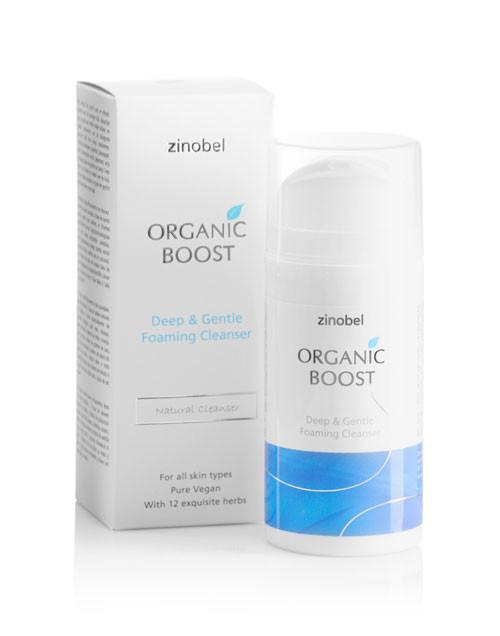 Zinobel - Organic Boost Deep & Gentle Foaming Cleanser - 100 ml - Suztain.no 