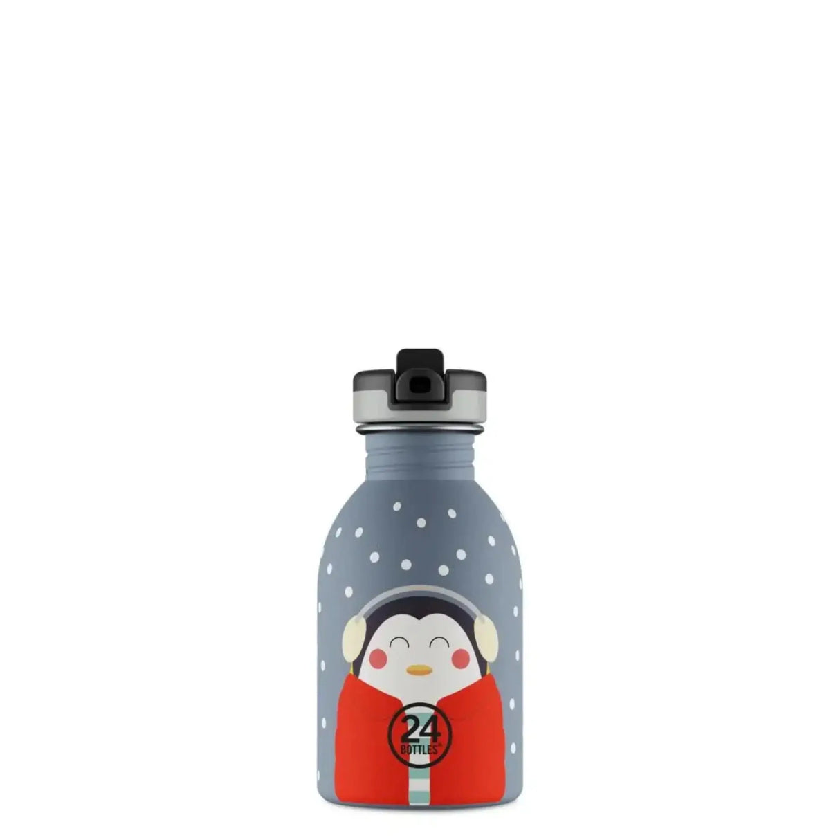 24Bottles Urban Drikkeflaske Barn 250 ml - Happy Penguin - Suztain.no 