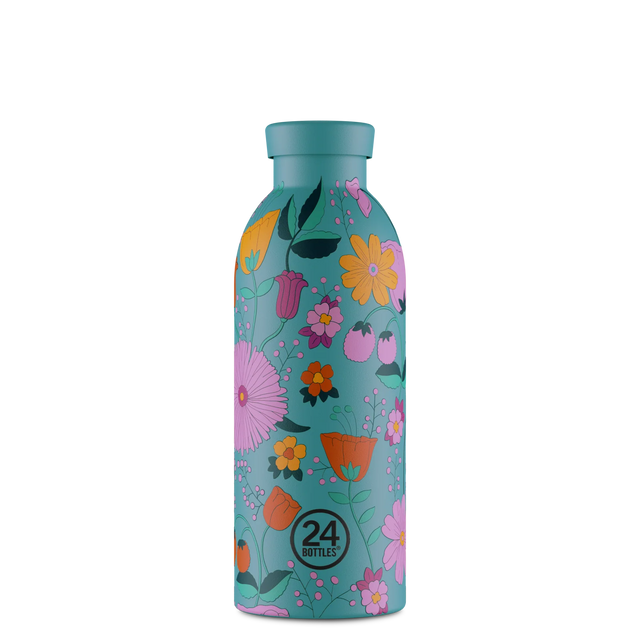 24Bottles Clima Drikkeflaske 500 ml - Bloom Bloom Green 24Bottles Suztain.no