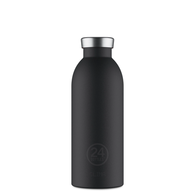 24Bottles Clima Drikkeflaske 500 ml - Tuxedo Black 24Bottles Suztain.no