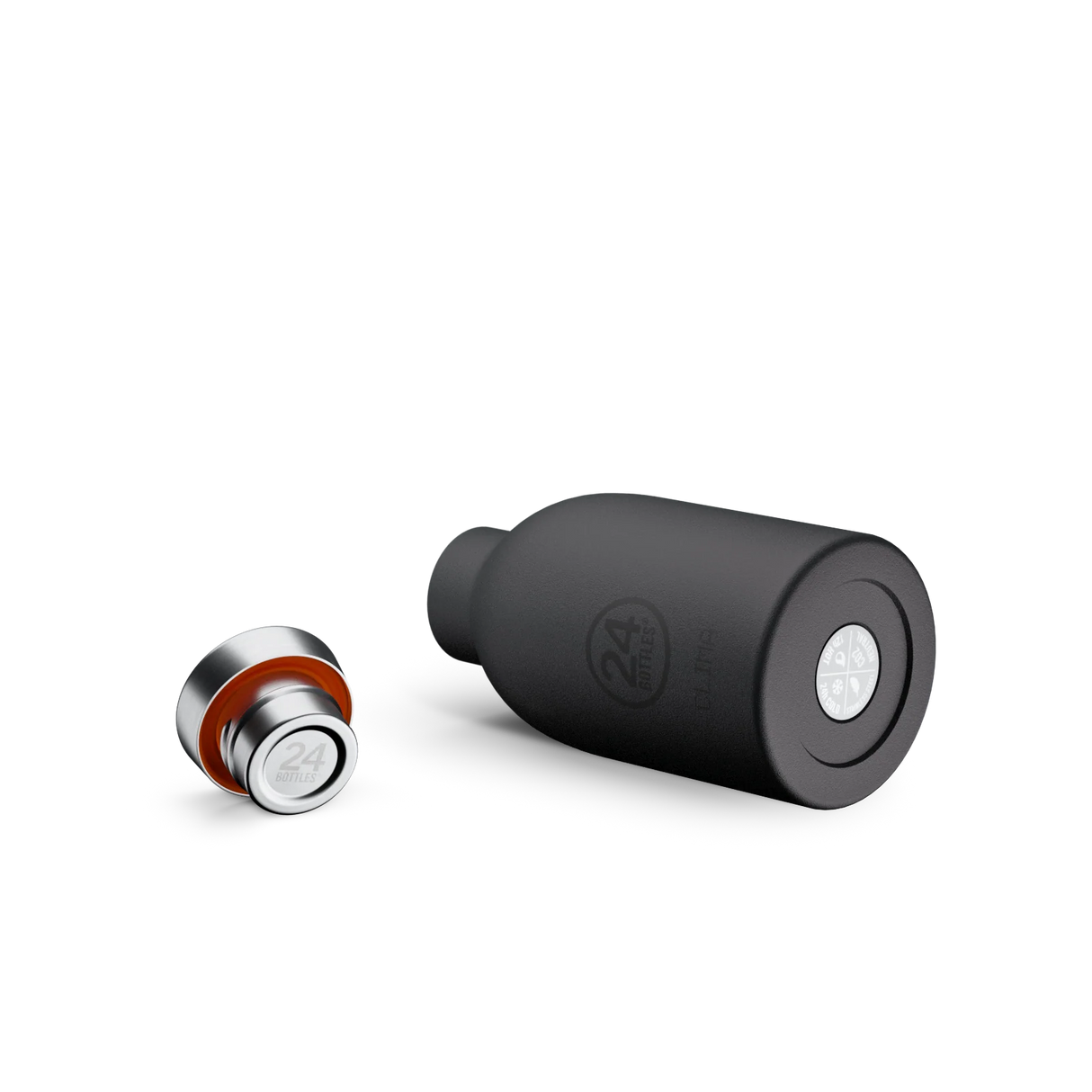 24Bottles Clima Drikkeflaske 330 ml - Tuxedo Black 24Bottles