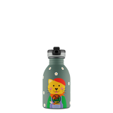 24Bottles Urban Drikkeflaske Barn 250 ml - Smart Cat med drikketut, smart og praktisk, sett forfra