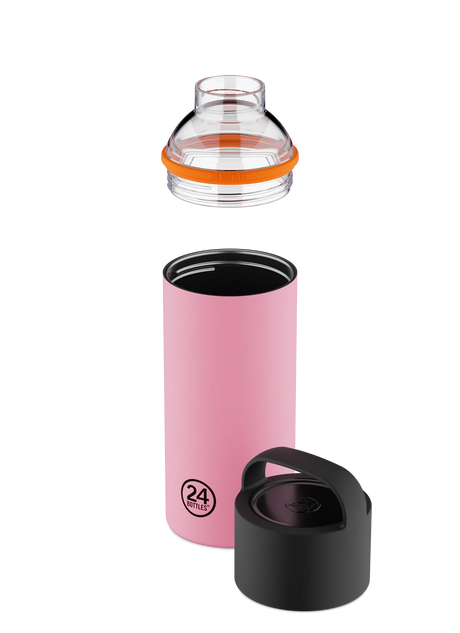 24Bottles Spin Drikkeflaske 730 ml - Flamingo