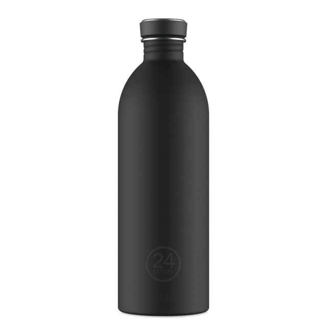 24Bottles Urban Drikkeflaske 1000 ml - Tuxedo Black 24Bottles Suztain.no