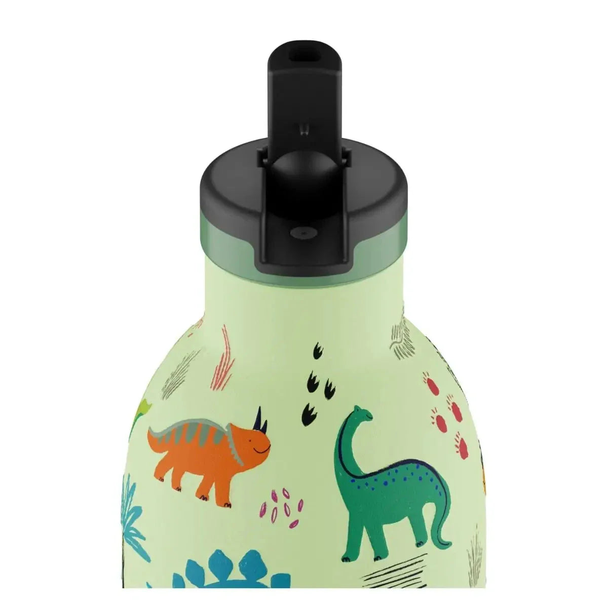 24 Bottles Clima drikkeflaske Sugerør Barn 330 ml - Jurassic Friends