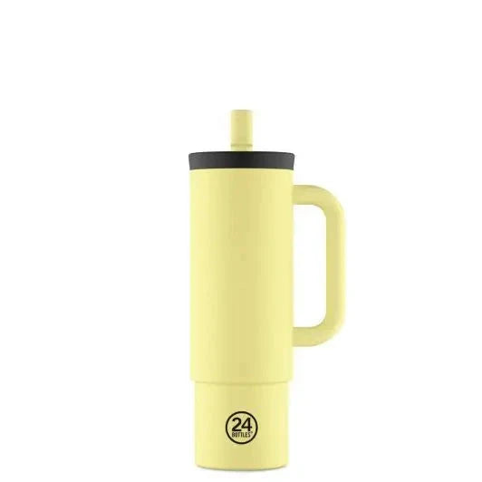 24 Bottles Termokop Sugerør 800 ML - Citrus Suztain.no