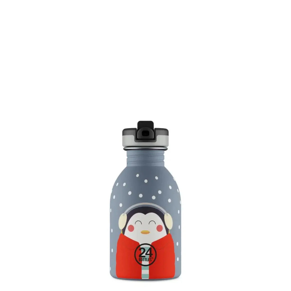 24 Bottles Urban Drikkedunk Børn 250 ml - Happy Penguin - Suztain.no 