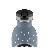 24 Bottles Urban Drikkedunk Børn 250 ml - Happy Penguin - Suztain.no 