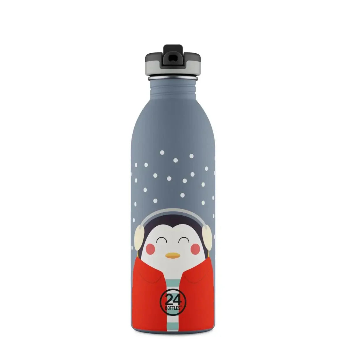 24 Bottles Urban Drikkedunk Børn 500 ml - Happy Penguin - Suztain.no 