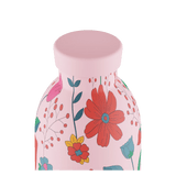 24Bottles Clima Drikkeflaske 500 ml Bloom Bloom Pink i rustfritt stål, nærbilde av flaskehalsen