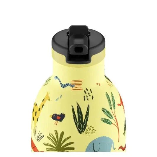 24 Bottles Clima drikkeflaske Sugerør Barn 330 ml - Jungle Friends