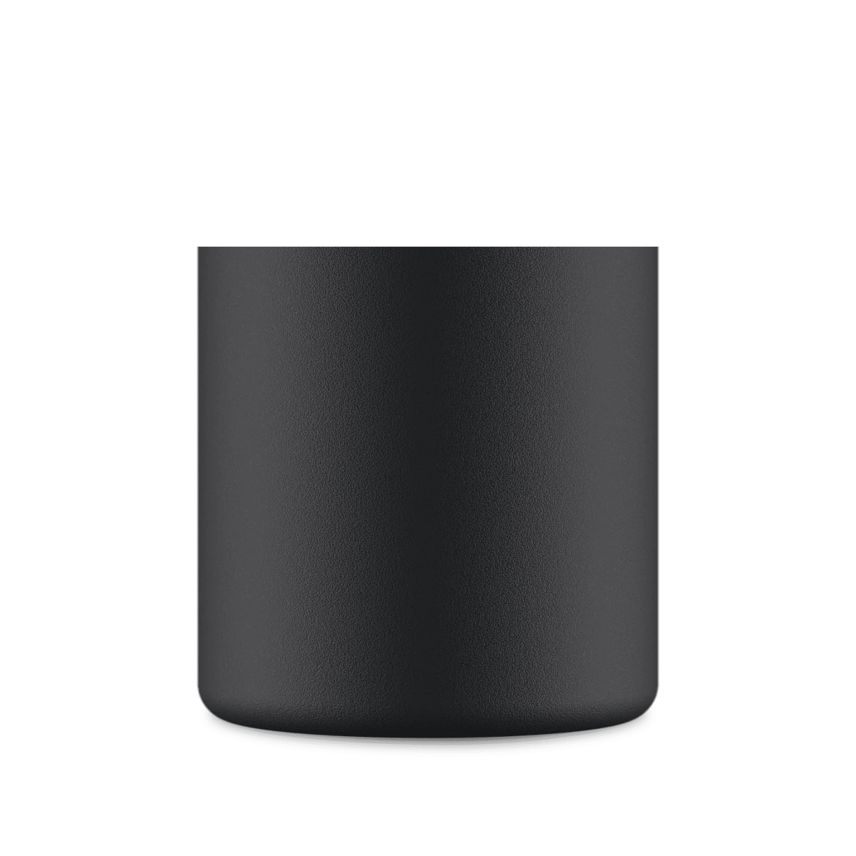 24Bottles Urban Drikkeflaske 1000 ml Tuxedo Black i rustfritt stål, nærbilde av tekstur på flaskens overflate